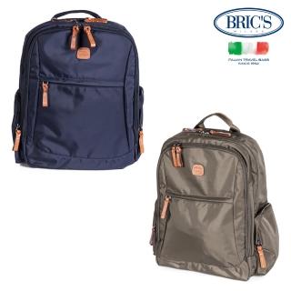 【BRIC S】義大利時尚 X-Travel 後背包 可固定於拉桿(公事包/手提包/電腦包/後背包)