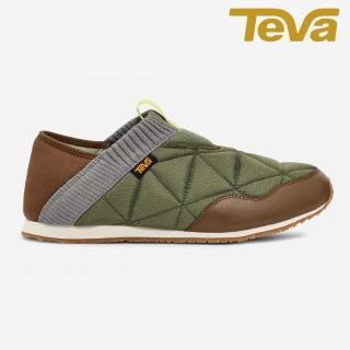 【TEVA】Re Ember 男 兩穿式防潑水法國麵包鞋/休閒鞋/懶人鞋 多彩黃綠(TV1125472ONML)