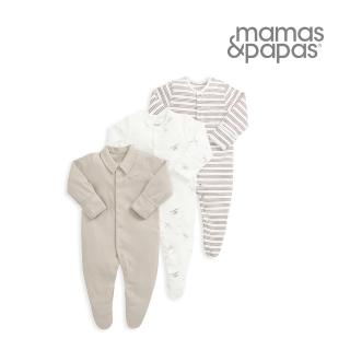 【Mamas & Papas】天空守護者-連身衣3件組(4種尺寸可選)
