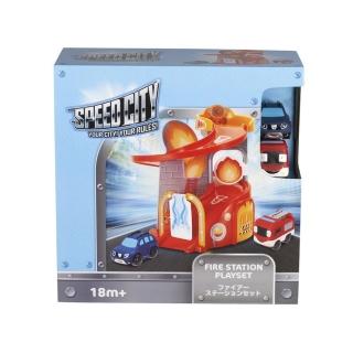 【ToysRUs 玩具反斗城】Speed City極速城市 Junior 消防軌道遊戲組