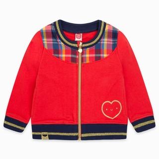 【tuc tuc】女童紅藍金愛心棉質外套PE6117 18M-6A(tuctuc 外套)