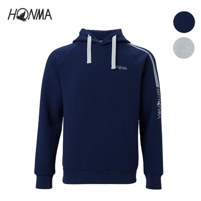 【HONMA 本間高爾夫】男款空氣布連帽上衣 日本高爾夫專業品牌(S~XXL灰色、海軍藍色任選HMFQ510W598)