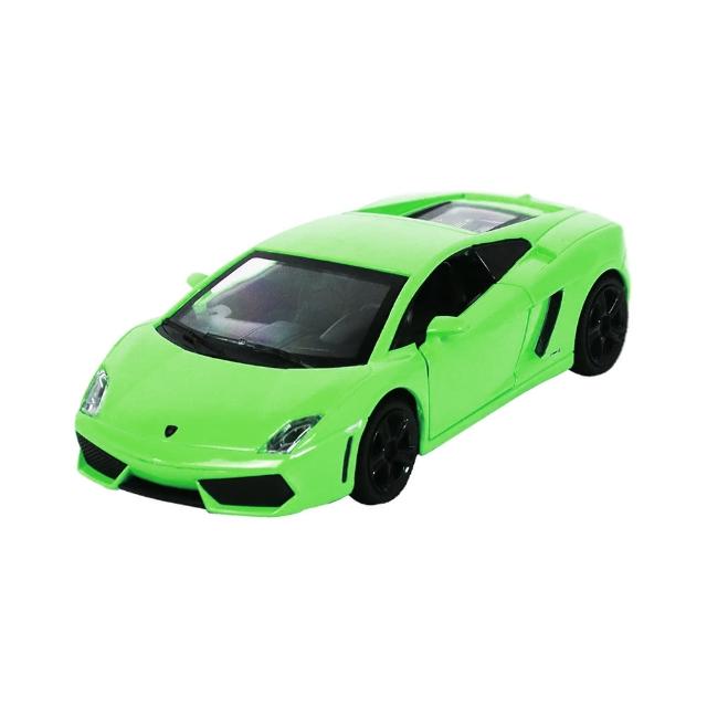 【KIDMATE】1:32合金車 Lamborghini Gallardo LP560-4綠(正版授權 迴力車模型玩具車 藍寶堅尼)