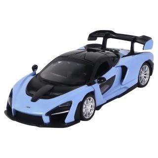 【KIDMATE】1:32合金車 McLaren Senna藍(正版授權 迴力車模型玩具車 麥拉倫跑車 頂級超跑)