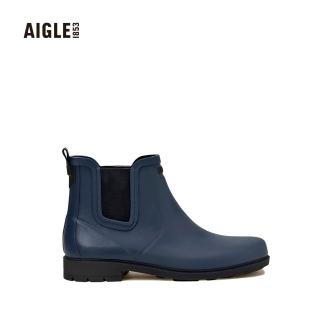 【AIGLE】男休閒短筒膠靴AG-F3830A052 海軍藍(男膠靴 短筒膠靴 雨靴)
