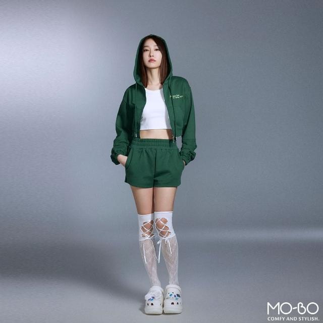 【MO-BO】寬腰帶鬆緊運動短褲(席惟倫聯名商品)