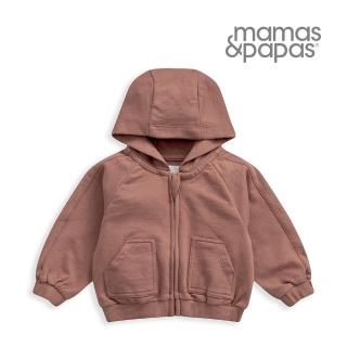 【Mamas & Papas】生命力-連帽拉鍊外套-栗棕(4種尺寸可選)