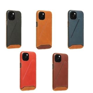 【n max n】iPhone15 經典系列 - 全包覆手機皮革套 - 五色任選(AP-PH15-7501)