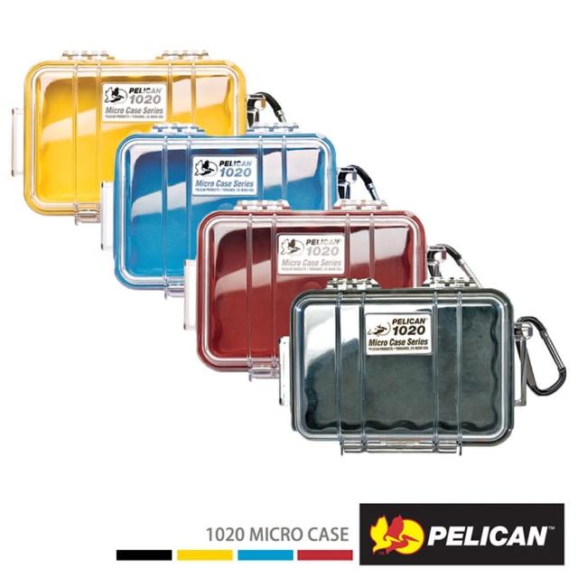 【PELICAN】1020 Micro Case 微型防水氣密箱 黑色透明款(公司貨)