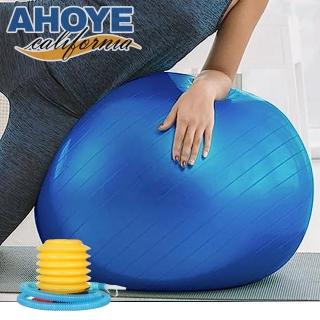 【AHOYE】55cm防爆瑜珈抗力球(健身球 瑜珈球 彈力球)
