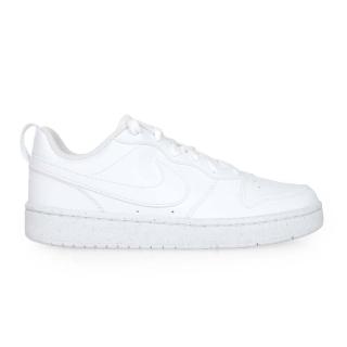 【NIKE 耐吉】23.5-25CM_COURT BOROUGH LOW 男女大童運動休閒鞋 白(DV5456-106)