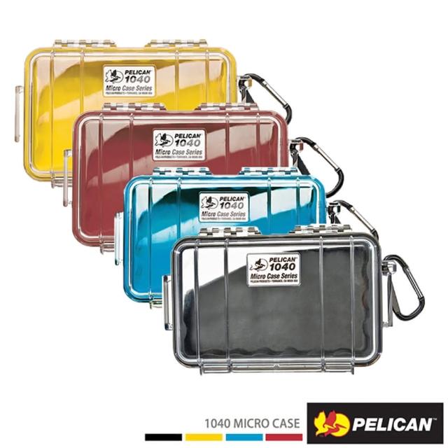 【PELICAN】1040 微型防水氣密箱 透明-4色(公司貨)