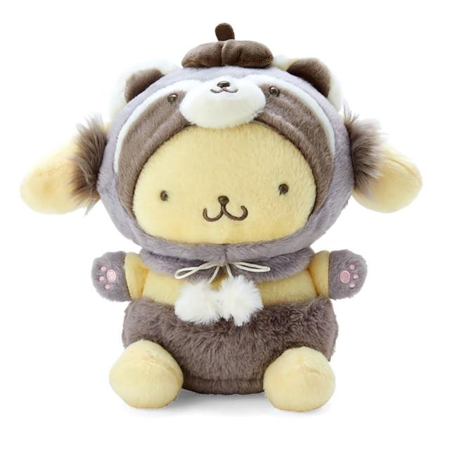 【SANRIO 三麗鷗】森林動物裝系列 造型絨毛娃娃 布丁狗 浣熊