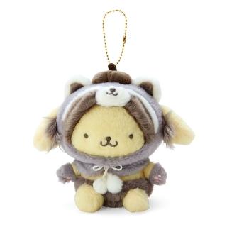 【SANRIO 三麗鷗】森林動物裝系列 造型玩偶吊飾 布丁狗 浣熊