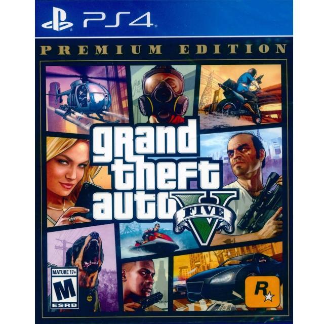 【SONY 索尼】PS4 俠盜獵車手5 豪華版grand theft auto V