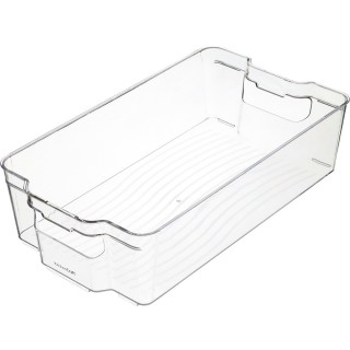 【KitchenCraft】透明冰箱收納盒 37.5cm(冰箱收納盒 蔬果收納盒 分層分格)
