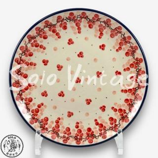 【SOLO 波蘭陶】CA 波蘭陶 18CM 圓盤 紅莓藤系列 CERAMIKA ARTYSTYCZNA