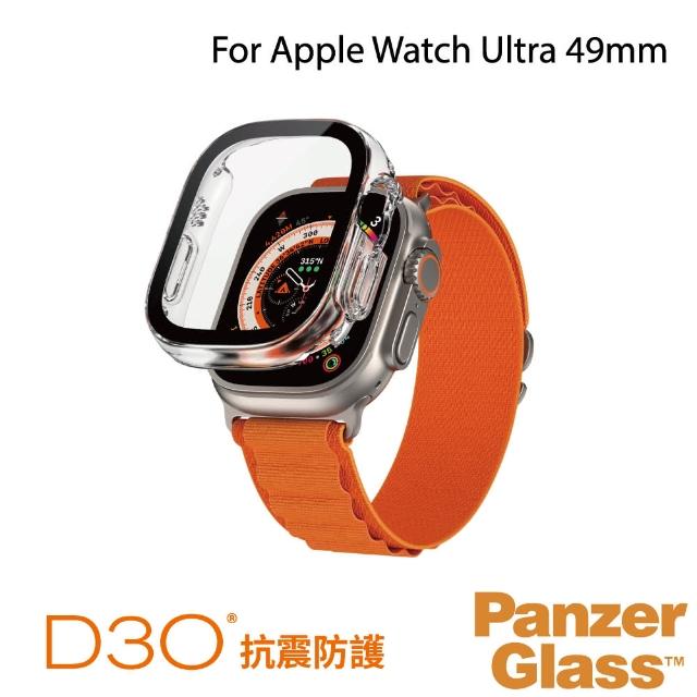 PanzerGlass】Apple Watch Ultra 49mm 全方位D3O抗震防護高透鋼