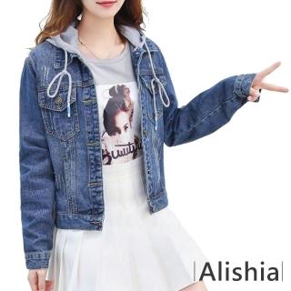 【Alishia】日常休閒風格時尚女款牛仔外套 S-4XL(現+預 藍)
