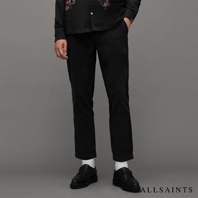 【ALLSAINTS】SLEID 燈芯絨中腰西裝長褲Black MM010Z(舒適版型)