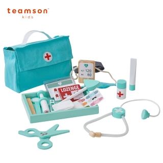 【Teamson】小醫生木製護理玩具包組