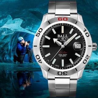 【BALL 波爾】Fireman NECC II 經典300米防水機械腕錶 手錶 指針錶 禮物(DM3090A-P12J-BK/42MM)