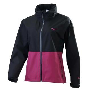 【MIZUNO 美津濃】外套 女款 運動外套 風衣外套 GORETEX 黑紫紅 B2TE2X9909