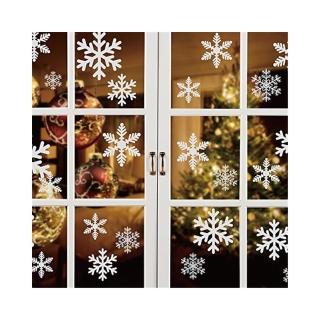 【WARM DAY LIFE】單入 聖誕節響叮噹靜電窗貼 櫥窗貼 聖誕節 靜電貼 窗貼(聖誕節裝飾 布置)