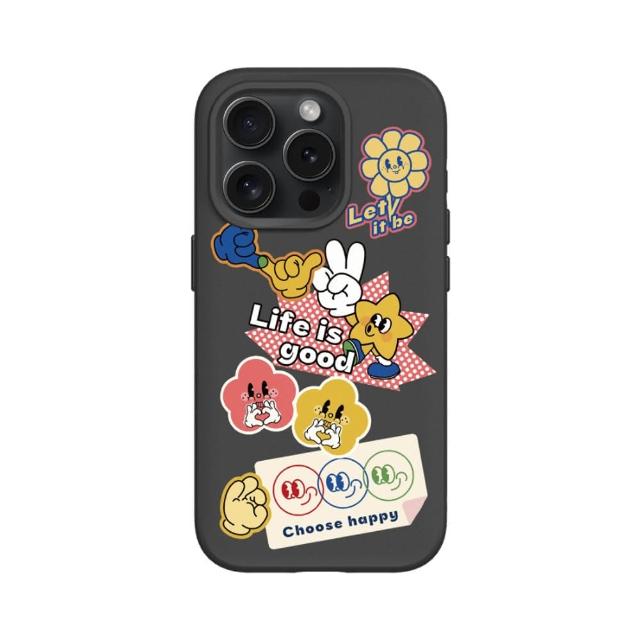 【RHINOSHIELD 犀牛盾】iPhone 15系列 SolidSuit MagSafe兼容 磁吸手機殼/貼上好心情(獨家設計系列)