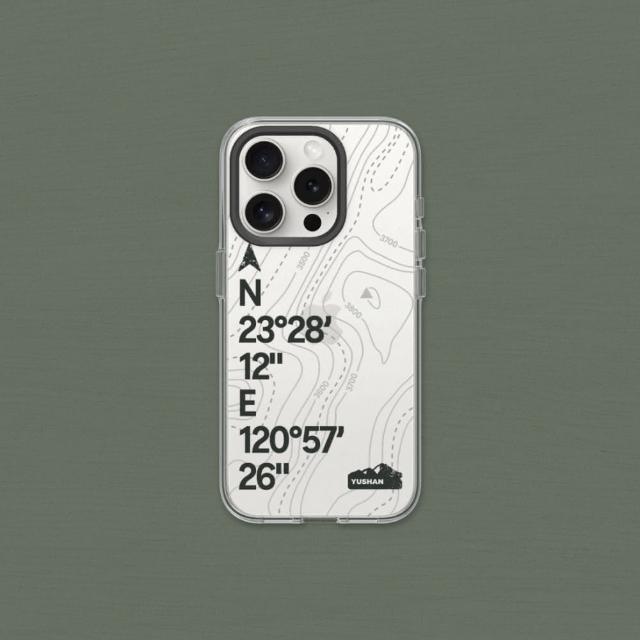 【RHINOSHIELD 犀牛盾】iPhone 15/Plus/15 Pro/Max Clear透明防摔手機殼/玉山上(獨家設計系列)