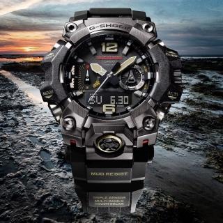 【CASIO 卡西歐】旗艦錶款極端環境經典黑潮流腕錶(GWG-B1000-1A)