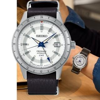 【SEIKO 精工】Presage Style60’s系列 製錶110週年 限量 GMT機械錶/SK027(SSK015J1/4R34-00E0J)