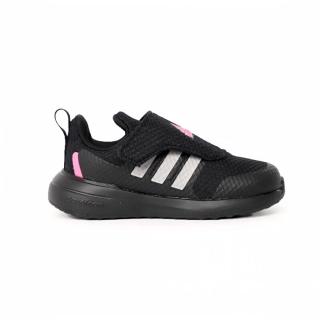 【adidas 愛迪達】運動鞋 童鞋 小童 兒童 魔鬼氈 FortaRun 2.0 AC I 黑 IG0422(C4718)