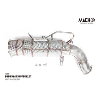 Mach5 AUDI A4 A5 高流量帶三元催化頭段排氣管_O/GPF排溫排壓感知器(B9 B9.5 2.0T適用)
