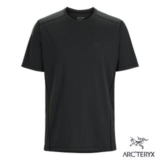 【Arcteryx 始祖鳥】男 Motus 快乾短袖圓領衫(雜黑)
