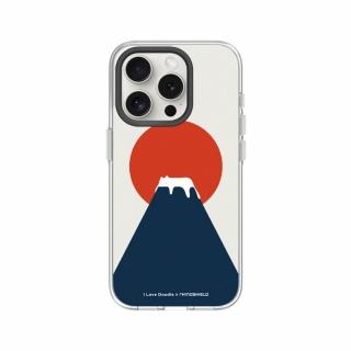 【RHINOSHIELD 犀牛盾】iPhone 15系列 Clear MagSafe兼容 磁吸透明手機殼/富士山(I Love Doodle)