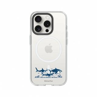 【RHINOSHIELD 犀牛盾】iPhone 15系列 Clear MagSafe兼容 磁吸透明手機殼/海底總動員-吃素的鯊魚(迪士尼)