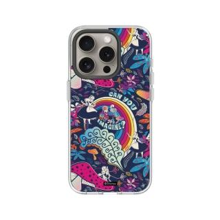 【RHINOSHIELD 犀牛盾】iPhone 15系列 Clear MagSafe兼容 磁吸透明手機殼/愛麗絲夢遊仙境(迪士尼經典)