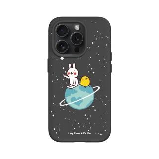 【RHINOSHIELD 犀牛盾】iPhone 15/Plus/Pro/Max SolidSuit MagSafe兼容 磁吸手機殼/小宇宙(懶散兔與啾先生)