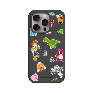 【RHINOSHIELD 犀牛盾】iPhone 15/Plus/Pro/Max SolidSuit背蓋手機殼/玩具總動員-Sticker(迪士尼)