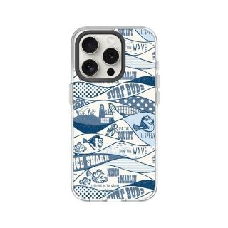 【RHINOSHIELD 犀牛盾】iPhone 15/Plus/15 Pro/Max Clear透明防摔手機殼/海底總動員-復古風(迪士尼)
