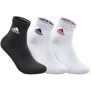 【adidas 愛迪達】P1 高機能短筒運動襪 3雙組(透氣襪 運動襪 襪子 學生襪 adidas襪 籃球襪 羽球襪)