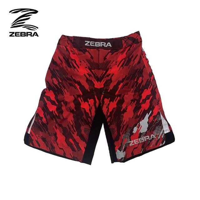 【Zebra Athletics】柔術短褲 ZPEASH03R(中性款 迷彩紅 BJJ 巴西柔術 拳擊格鬥訓練 運動機能衣)