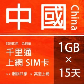 【千里通】中國上網卡15日15G 上網吃到飽(免翻牆 支援熱點分享)
