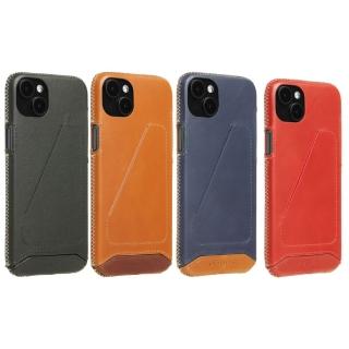 【n max n】iPhone15 經典系列 - 全包覆手機皮革套 - 四色任選(AP-PH15-7501)
