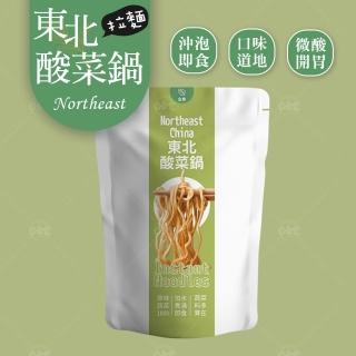 【巧食家】東北酸菜鍋拉麵X5袋(沖泡即食 100g/袋)