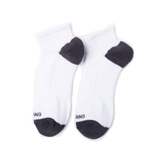 【KUNJI】工研院研發超強除臭襪-減壓高船型機能襪-白色(12雙 男款-M015白色 記洋行)