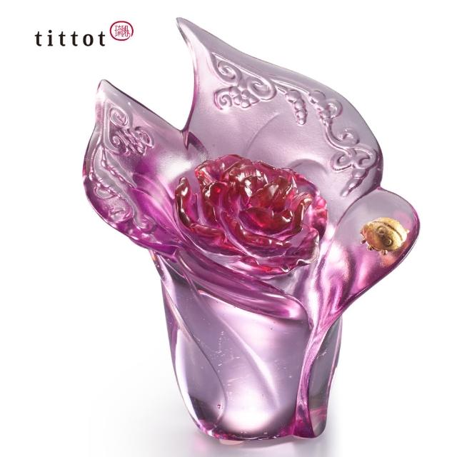【tittot 琉園】生機盎然(適合各式送禮、藝品欣賞、琉璃、水晶玻璃)