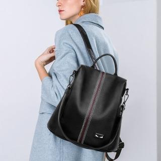 【MoonDy】包包 後背包 肩背包 背包 防盜後背包 包包女 小背包 大容量包包 媽媽包 黑色包包 皮革包包