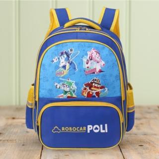 【POLI 波力】波力救援小英雄透氣減壓護脊後背兒童書包(A4尺寸可以放入)